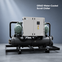 Refroidisseur à condensation refroidi par eau, unité de refroidissement HVAC, système de refroidissement industriel et commercial, machine de réfrigération