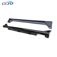 Kits de carrocería de coche ABS negro brillante faldas de parachoques laterales para Honda Civic 10th Gen Sedan FC1 Si Coupe FC3 Hatchback FK8 tipo R 2016-2021