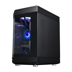 Herder Factory Custom MATX Gaming Desktop Chasis Mid <span class=keywords><strong>Tower</strong></span> PC <span class=keywords><strong>Case</strong></span> con radiador de 185mm Soporte Bajo MOQ ATX Factor DE FORMA en stock - Product Image 6