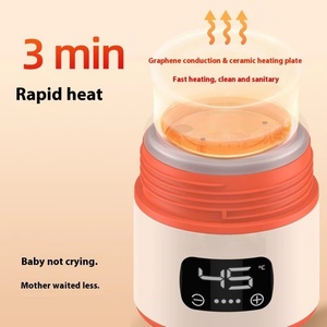 <b>USB</b> Portable Rechargeable New Design Kettle, a Portable Baby Milk Warmer With Electronic <b>Heating</b> Kettle Function - Product Image 3