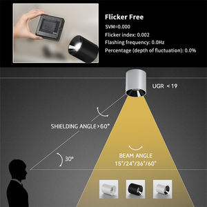 Lámpara LED de Techo, 20W, Redonda, Colgante, Suspensión, COB, Foco LED, Iluminación Interior para Hogar y Hotel - Product Image 4