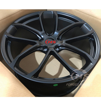 Jantes de voiture de tourisme forgées noires mates monobloc 5x130 de 18 19 20 21 pouces pour Porsche Cayenne