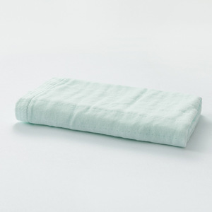 Toalla Facial de Gasa de Algodón Puro Cotton Love 34x34cm Azul Claro Suave y Absorbente para Uso General - Product Image 1