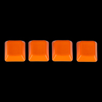 Premium Customizable 4-Piece Ceramic Keycaps for Cherry MX Mechanical Keyboards Metal Keypad Button Material keycaps custom