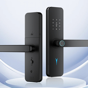 High Quality WIFI Tuya Ttlock Control Fingerprint Electronic Digital Touch Screen Keypad <strong>Code</strong> Key <strong>Smart</strong> Home Door Lock - Product Image 1