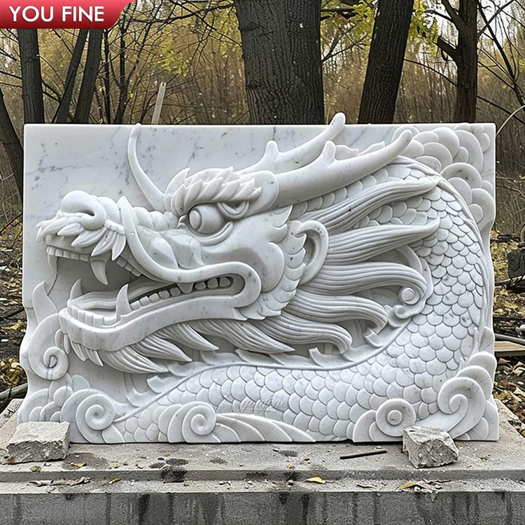 大理石ドラゴンの彫刻置物 高品質の壁装飾大理石ドラゴンレリーフ彫刻| Alibaba.com