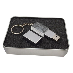 Fashionable Hot Selling Trendy Good Quality Promotion Gifts Customized LED Acrylic USB Flash Driver