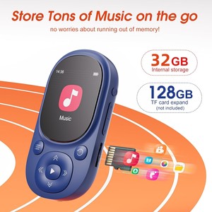 เครื่องเ<span class=keywords><strong>ล</strong></span>่น <span class=keywords><strong>MP3</strong></span> แบบค<span class=keywords><strong>ล</strong></span>ิป 32GB บลูทูธ 5.3,เครื่องเ<span class=keywords><strong>ล</strong></span>่นเพ<span class=keywords><strong>ล</strong></span>งสำหรับเด็ก MECHEN พร้อมเครื่องนับก้าว รองรับสูงสุด 128GB - Product Image 5