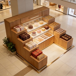 Modulare Bäckerei-Vitrine Ausstellungsregale Präsentationsständer für Pop-up-Brotladen - Product Image 6