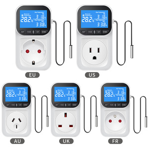 ตัวควบคุมอุณหภูมิแบบดิจิตอล 16A 220V ปลั๊กยุโรปพร้อมจอแสดงผลสำหรับระบบอัตโนมัติในบ้าน - Product Image 3