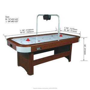 Mesa de hockey de aire, mesa de hockey de aire interior de madera, mesa de juego de hockey de aire de uso doméstico de alta cali - Product Image 3