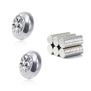 Boucles <span class=keywords><strong>d</strong></span>'oreilles magnétiques pour hommes pas chères, sans perçage - Product Image 2
