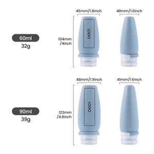 ขวดเดินทางกันรั่วแบบพกพา ปลอดสาร BPA ได้รับการรับรองจาก TSA สำหรับใส่เครื่องใช้ในห้องน้ำ ขวดซิลิโคนกันรั่วขนาดพกพา 90 มล. - Product Image 3