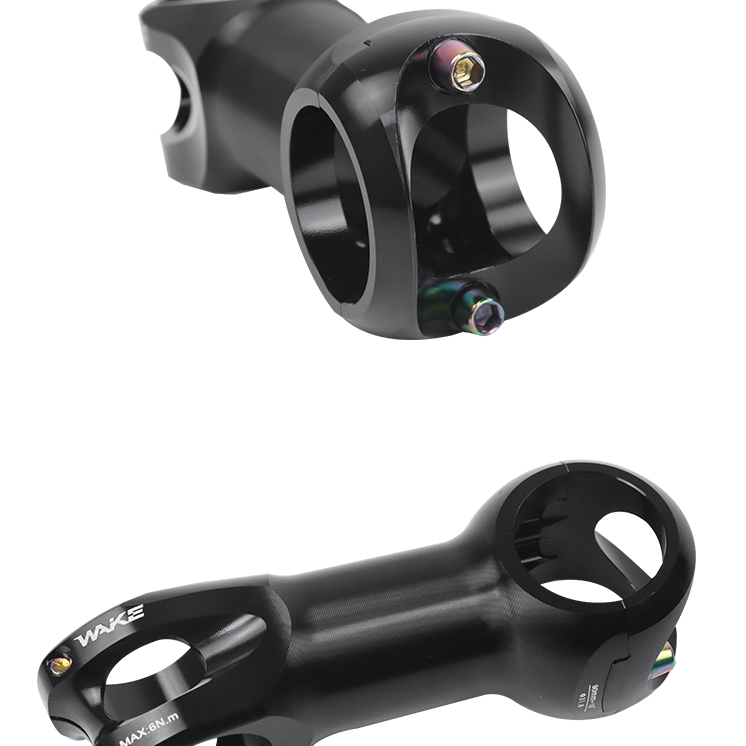 【レアUSA製】Quamen bikes MTB ステム CNC切削 WAKE バイクステム CNC アルミ合金 31.8 ミリメートルシルバー