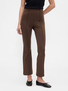 Pantalones Formales de <span class=keywords><strong>Mujer</strong></span> OEM Personalizados, Nuevos, Elegantes, Ajustados, de Verano, para Oficina, Rectos, Retro, Corte Bootcut, Cortos - Product Image 3