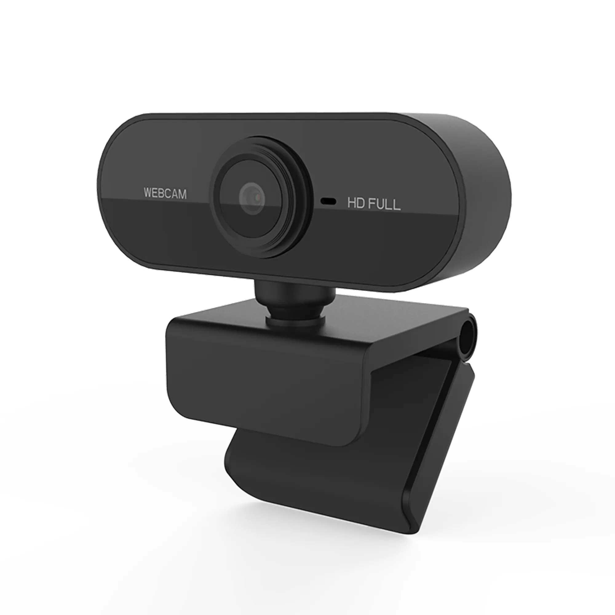 Webcam Full HD externe, p, noir, uni, avec Vision PC, Webcam