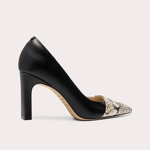 Escarpins noirs sexy de style français, design raffiné, <span class=keywords><strong>talon</strong></span> fin, polyvalents, chaussures simples de luxe léger pour <span class=keywords><strong>femme</strong></span> - Product Image 2
