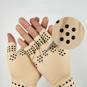 Guantes de compresión para artritis con puntos magnéticos, <span class=keywords><strong>articulaciones</strong></span> de seguridad deportiva, terapia de curación, alivio del <span class=keywords><strong>dolor</strong></span>, guantes de masaje con puntos magnéticos - Product Image 2