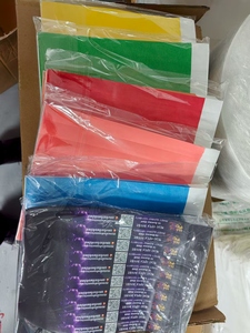 Pulsera de Papel Tyvek Personalizada de 19 mm, Resistente al Agua, con Logotipo - Product Image 6