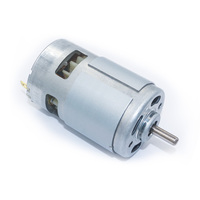 Moteur à engrenages planétaires DC haute vitesse, couple élevé, métal, 12V, modèle 775 IE1, à balais, faible bruit, pour ventilateur de refroidissement, appareil électroménager, sans engrenages