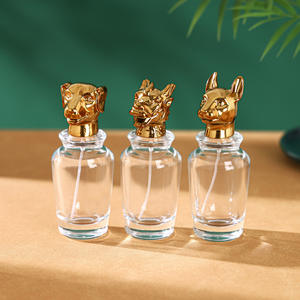 Flacon de parfum transparent à motif zodiacal, flacon distributeur de cosmétiques, flacon échantillon en verre avec pulvérisateur à pression, flacon vide - Product Image 1