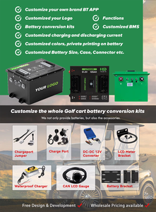 Batterie au lithium pour voiturette de golf 72V 150Ah 6000 + cycles Smart 250A BMS Touch Monitor 28-Amp Charger APP Pris en charge - Product Image 4