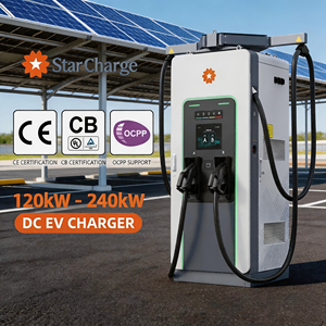 สถานีชาร์จรถยนต์ไฟฟ้า OEM Starcharge Titan V5 UL CE 120kW-180kW 150-1000Vdc OCPP 20 พร้อมระบบยืดหดแขนชาร์จอัตโนมัติ ความหนาแน่นสูง - Product Image 1