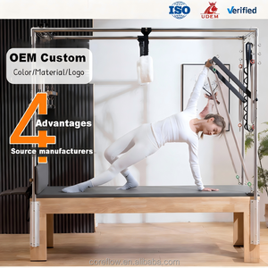 Reformer <span class=keywords><strong>Cadillac</strong></span> de Pilates Commercial OEM ODM avec cadre renforcé et capacité de charge élevée pour hôtels et centres de bien-être - Product Image 3