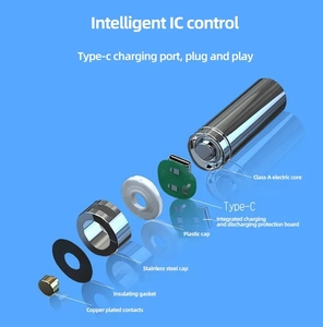 AA Bất Dung Lượng Cao 3400MAh Có Thể Sạc Lại Pin Cho Đồ Chơi Bàn Phím Chuột Không Dây Lâu Dài 1.5V USB Pin - Product Image 4