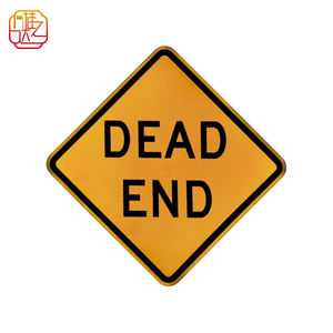 Çin Malı Alüminyum Levha Eşkenar Dörtgen Yansıtıcı Yol Sonu Uyarı Güvenlik Trafik Levhası & Dayanıklı - Product Image 2