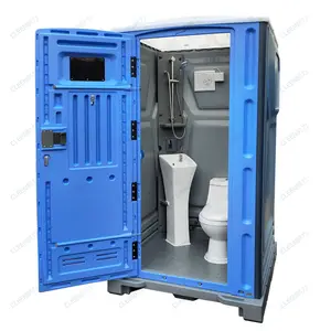 Unidad de baño portátil para ducha e inodoro, lavamanos para exteriores, casas prefabricadas, caja enjuagable