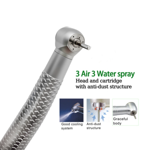 Pièce à main électrique dentaire <span class=keywords><strong>COXO</strong></span> <span class=keywords><strong>CX207</strong></span>-W bouton-poussoir turbine à air pièces à main dentaires à grande vitesse <span class=keywords><strong>Coxo</strong></span> pièce à main à grande vitesse - Product Image 4