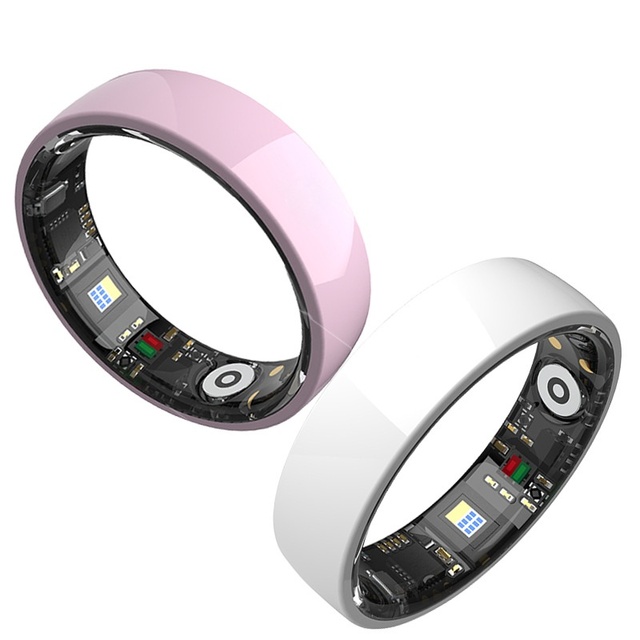 Wholesale R8 Smart Ring AI Health Monitor Heart Rate Sleep Analysis Waterproof Ceramic 2026 CE FCC RoHS Certified 20mAh Android