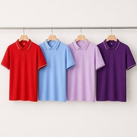 Polo en piqué personnalisé pour homme, manches courtes, col contrasté, pour le golf, l'été et le quotidien