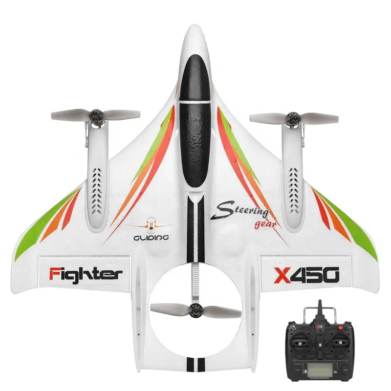 XK X450 स्टंट विमान खड़ी फ्लाई विमान Aerobatic 3D6G Gyro Brushless रेडियो नियंत्रण 6CH आर सी हवाई जहाज Multirotor मॉडल गबन खिलौना