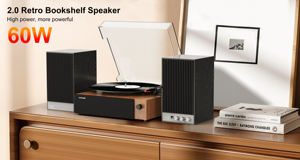 Altavoces Estéreo de 2 Vías y 2.0 Canales con Drivers de 4 Pulgadas para TV, PC, Transmisión Inalámbrica de Música, Cine en Casa, Fiestas Musicales - Product Image 3