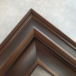 Moldura de marco de madera de pino macizo marrón y dorado grande de lujo molduras de marco de fotos de <span class=keywords><strong>nudismo</strong></span> familiar - Product Image 5