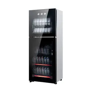 Serviette d'ozone commerciale armoire à vapeur 128L armoires de désinfection Uv électriques chauffe-serviettes chaudes armoire boîte