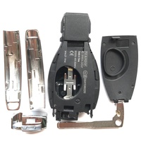 La coque de remplacement de la clé de télécommande convient à la clé BGA de Benz, vierge, classe E, classe C, ancienne et nouvelle coque de remise en état intelligente à 3 clés