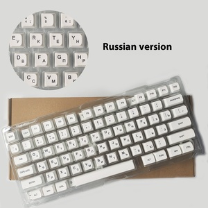 En gros personnalisé minimaliste blanc PBT Keycaps clavier de jeu original Keycaps clavier personnalisé <span class=keywords><strong>arabe</strong></span> Keycaps Personalizadas - Product Image 4