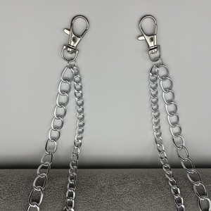 Double Layered Star Pendant Waist <b>Chain</b> Zinc Alloy Casual Fashion Accessory For Men And Women Hip Hop Style <b>Jeans</b> <b>Chain</b> - Product Image 4