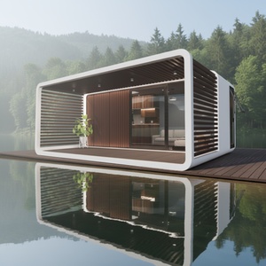 <span class=keywords><strong>Cabane</strong></span> Apple, maisonnette Apple, conteneur en acier de 40 pieds, hôtel, bureau, design européen moderne, respirant, imperméable, installation <span class=keywords><strong>facile</strong></span> - Product Image 1