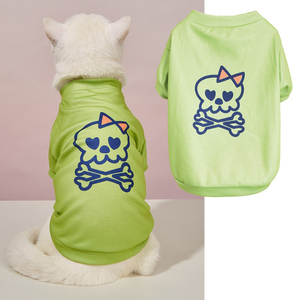 <strong>Funny</strong> Halloween Monster Pumpkin Puppy Small Dog Pet <strong>Clothes</strong> Comfortable Halloween Shirt for Small Dogs - Product Image 4