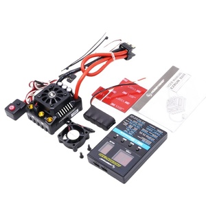 Hobbywing EzRun Max8 V3 150A ESC Brushless Étanche avec Connecteur T / TX RX + Moteur <span class=keywords><strong>4274</strong></span> <span class=keywords><strong>2200KV</strong></span> + Programmation LED pour Voiture/Camion RC 1/8 - Product Image 1