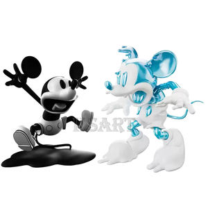 Escultura <span class=keywords><strong>Retro</strong></span> de <span class=keywords><strong>Mickey</strong></span> Mouse que se Asusta y Salta, Divertida Decoración de Mesa, Arte de Resina Decorativo, Fibra de Vidrio Duradera, Decoración de Moda, Regalo - Product Image 2