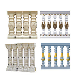 Nuovo design decorativo in calcestruzzo balaustra stampi a mano binario recinzione palo balaustra barriera vaso riutilizzabile balcone plastica stampi - Product Image 5