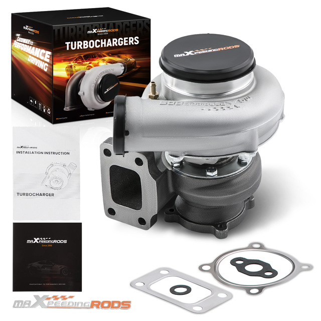MaXpeedingrods Universal Turbo Charger Turbocharger T3 Flange GT35 GT3582 Anti-Surge AR.70/63 Boost up to 600HP