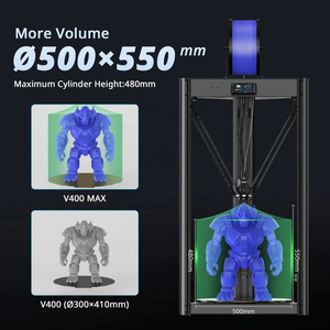 Flsun V400 Max <span class=keywords><strong>3D</strong></span> máy in tự động fdm công nghệ USB cho prototyping ABS Nylon PLA TPU Filament nhôm mới 1 năm - Product Image 4