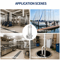 Pompe submersible pour eaux usées en acier inoxydable robuste SS316 IP68, eaux corrosives, eaux de mer, 380V CE ISO9001