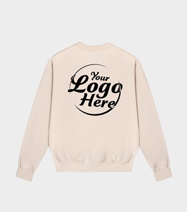 เสื้อพูลโอเวอร์คอกลมผ้าฝ้ายผสมโพลีเอสเตอร์เนื้อเฟรนช์เทอร์รี่ อุ่นสบาย ระบายอากาศได้ดี กันลม มีกระเป๋า  ปักลายตามสั่ง สำหรับฤดูใบไม้ร่วง - Product Image 2